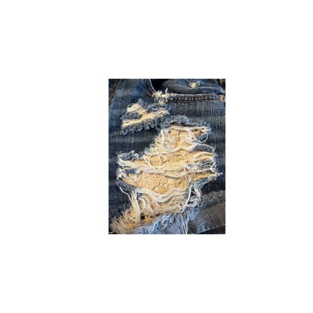 American Eagle Hi-Rise Festival Lace Detail Jean Shorts - Picture 5 of 5